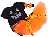 CAKYE® Halloween Costumes For Baby Girl- Pumpkin Tutu Dress Set
