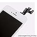 cellphoneage®LCD Display White For iPhone 5S + Digitizer Touch Screen Replacement + Camera FaceTime and Home Button Pre-Installed + Free tools