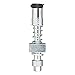 Curt Manufacturing 23530 Anti-Rattle Hitch Lock, Silver