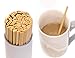 Mini Skater 5.4 Inch Bamboo Coffee Stirrers Eco Friendly Biodegradable Stir Sticks for Tea Hot Cold Beverages (100)