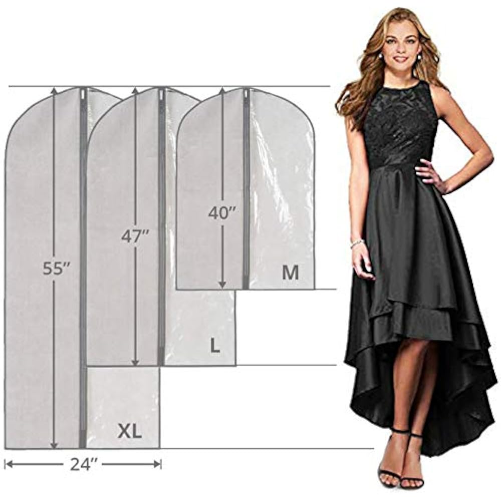 Perfect Garment Bags Suits Dress Set Easy Storage Travel Home " Kitchen eBay