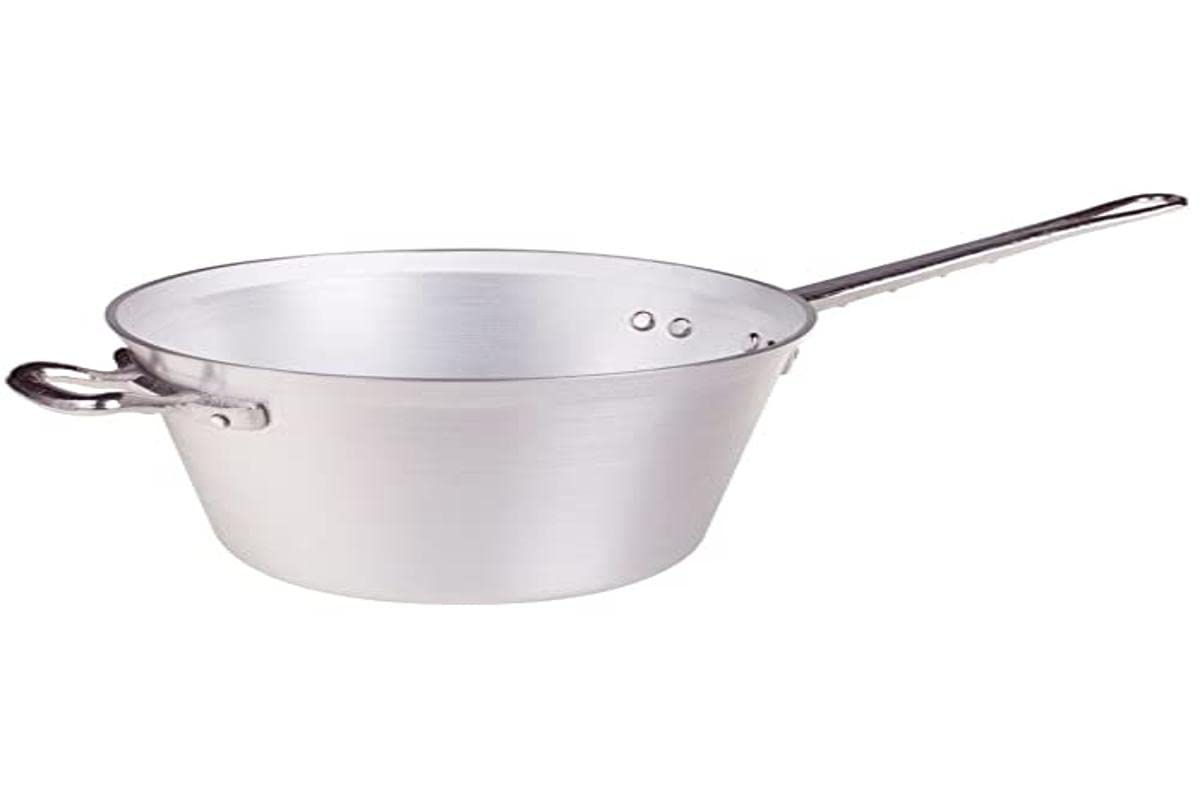 Pentole Agnelli Professional Aluminium 3 Mm. Polenta Pot With Aluminium Handle, Diameter 30 Cm.