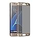 Galaxy S7 Edge Privacy Screen protector,HYAIZLZ(TM)9H Hardness 3D Tempered Glass Anti-Spy Screen Protector Shield For Samsung Galaxy S7 Edge,Color Gold