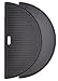 Half Moon Cast Iron Reversible Griddle for Large Big Green Egg and 18-Inch Kamado Grills