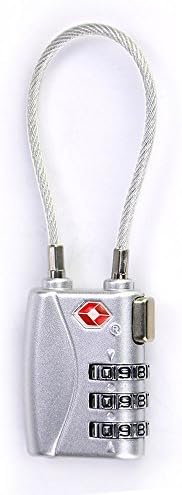 3 Digit Combination Padlock, Set-Your-Own Combination Lock for School Gym Locker,Luggage Suitcase Baggage Locks,Filing Cabinets,Toolbox,Case (Silver)