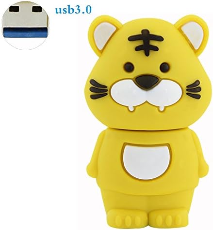 Funnyusb 32GB USB 3.0 Flash Drive Super Speed 12 Chinese Zodiac Animal Tiger Shape Pendrive Memory Flash Stick Drive Thumb Stick Cartoon Pendrive