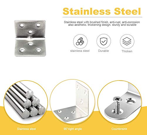 1 Corner+Stainless+Bracket+Furniture+Fixation