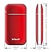 Letouch Rechargeable Hand Warmer 7800mAh Power Bank, Portable Double-Sided Heating Reusable Electric Hand Warmer, USB Mobile External Battery Charger Winter Great Gift for Women,Man (7800mAh Red)