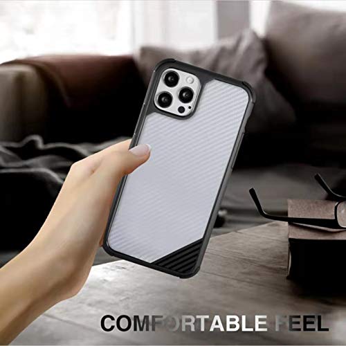 Clear Case Compatible with iPhone 12 Case, Designed for iPhone 12 Pro Case 6.1 Inch, Military Grade Clear Shockproof Drop Proof Phone Cover