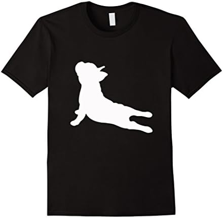 Men's French Bulldog Yoga T-Shirt XL Black