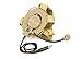 Bowman Evo III Military Headset with TCI Tactical PTT Z029,Tactical Headphones,Anti Noise Headphones,Outdoor Headphones,walkie Talkie,Hunting,Anti Interference Headphones(Tan)