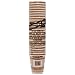 Genuine Joe 10oz Ripple Cup for Hot Beverages, 3-Layer Insulation, Brown, 25 Count