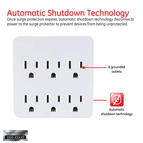 GE Pro 6-Outlet Surge Protector - Image 2