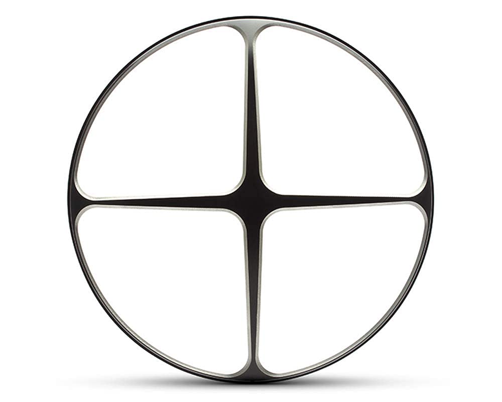 Motorbike and Car Headlight Cover Grill 7 inch 178mm | Cross Design in Billet Aluminium | Universal Fit | Compatible with Harley Davidson Softail 1340 1450 | Land Rover Defender 90 110 | Jeep Wrangler