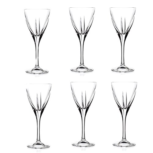 Lorren Home Trends Logic Liquor Glass (Set of 6), Clear