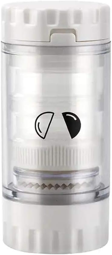 Amazon Co Jp ピルボックス 薬瓶 高齢者のための携帯用トラベル大容量ピルボックス 多機能薬瓶 切削薬 粉砕薬 薬収納 ホーム キッチン