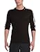Helly Hansen Men's Lifa Stripe Crew Lightweight Breathable Moisture Wicking Thermal Baselayer, 998 Black, Large