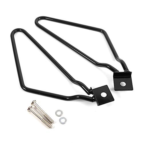 Support De Sacoche V9 - Saddlebag Bracket Support,2X Motorcycle Saddlebags Mount Brackets Support Replacement for Xl883 (Black)
