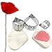 AK ART KITCHENWARE Peony Flower Tool Kit Sugar Flower Silicone Veiner Baking Mold Stainless Steel Cookie Cutter A358&VM066