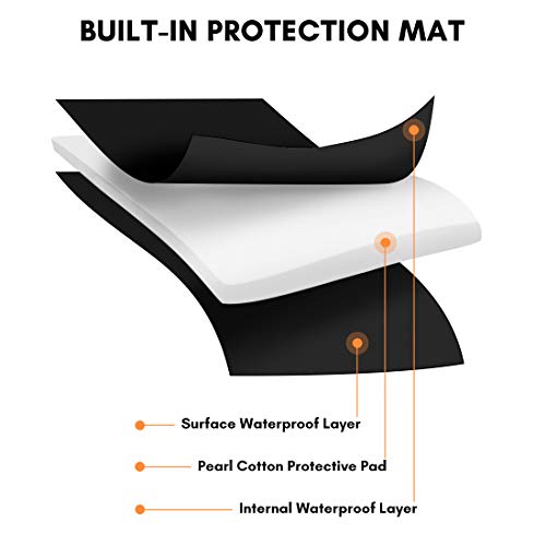 image for KING BIRD 100% Waterproof Roof Bag with External Non-Slip Mats, 20 Cub
