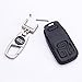 QZS Audi Smart Key Fob Cover Case Full Protector Skin Remote Keyless Entry for 8S0959754M Audi 2016 A4 TT TTS 2017 Q7 3 Buttons Key(Audi-1 Black)