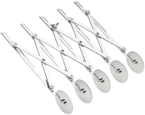Fante's Cousin Daniele's Expandable 5-Wheel Stainless Steel Dough Cutter by HAROLD IMPORT