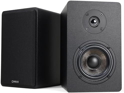 Micca MB42X Advanced Bookshelf Speakers for Home Theater Surround