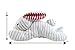 Midlee Stripe Ears White Easter Rabbit Dog Toy