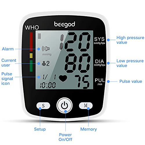 Blood Pressure Monitor,BP Monitor Irregular Heart Beat Detection Cuff