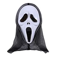 Huilier Halloween Mask Skull Ghost Scary Terror Scream Masquerade Party Cosplay Costume