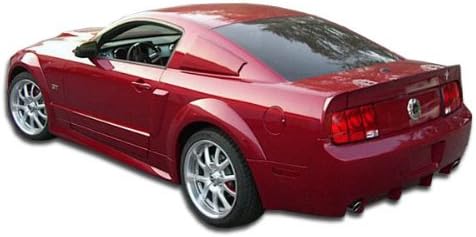 Brightt Duraflex ED-QDS-452 GT500 Wide Body Fender Flares - 4 Piece Body Kit - Compatible With Mustang 2005-2009