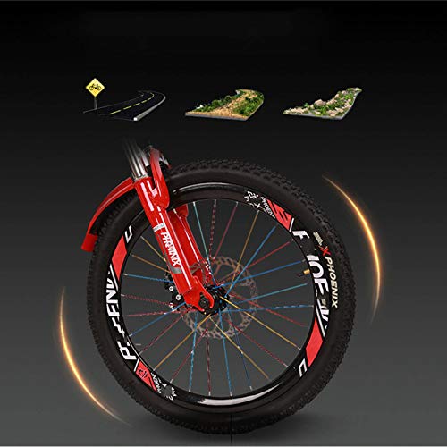 20/22/24 inch mountainbike, 21 Speed volledige vering MTB racefiets fiets, Double Disc Brake High Carbon Steel Frame… - Image 5