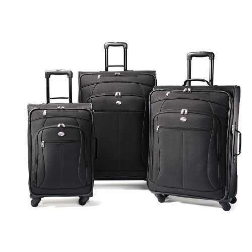 American Tourister AT Pop 3 Piece Spinner Set - Black
