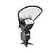 Foto&tech Silver/White Two Sided Flash Diffuser Reflector Compatible with Speedlight Nikon SB-900,SB-800,SB-910,Canon 580EX II,600EX-RT,430EX II,Pentax AF-360FGZII,Olympus FL-600R,Panasonic DMW-FL360L