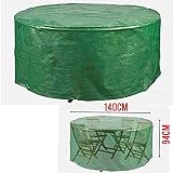 ADEPTNA Heavy Duty Round Patio Table Cover 140x94cm Protects All Weather view 2