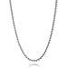 MOWOM Silver Tone 3.5mm Wide Stainless Steel Necklace Chain Rolo Cable Link 14~40 Inch