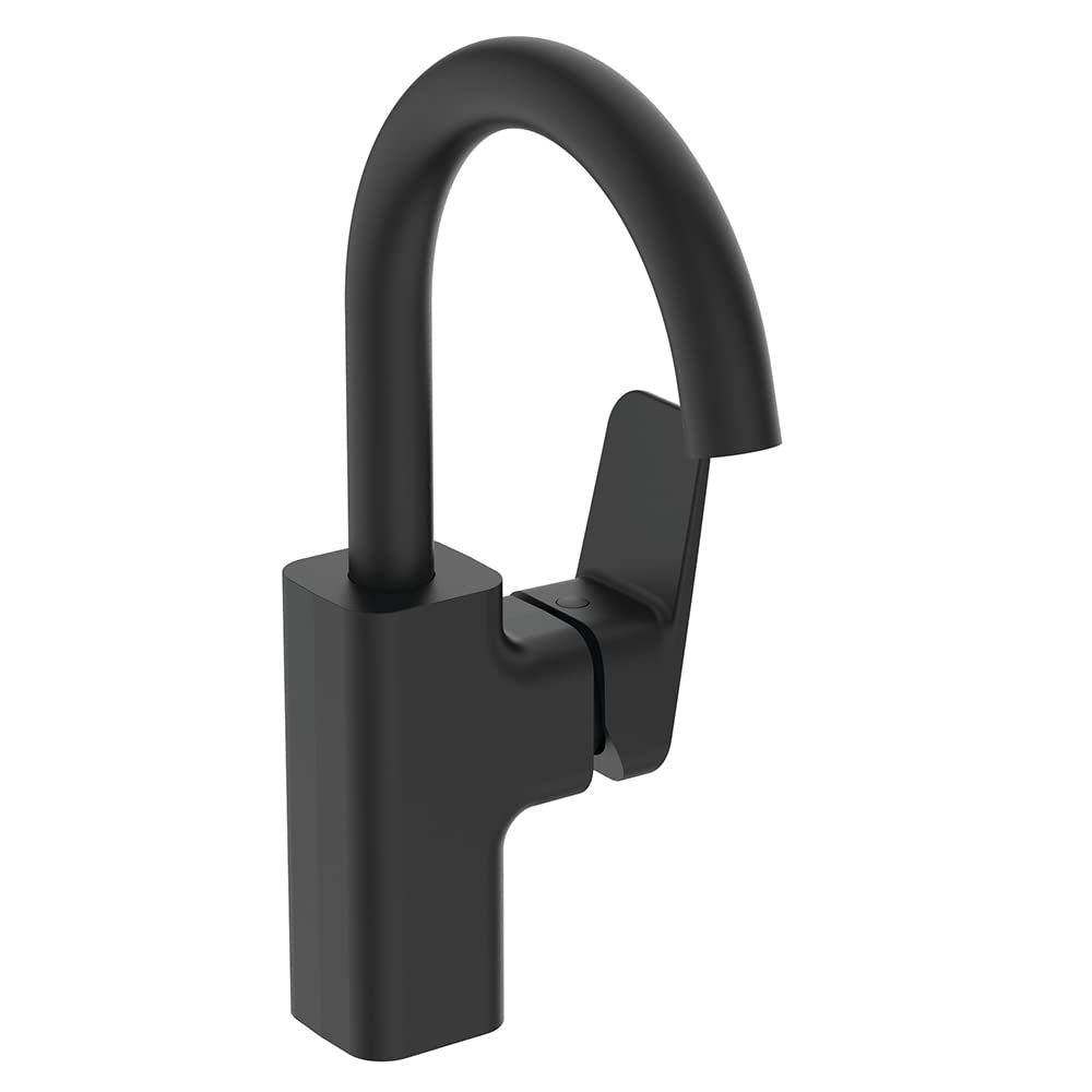 Ideal Standard Ceraplan Single Lever high spout Basin Mixer, BD245XG, Silk Black — image 1
