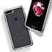 Spigen Crystal Shell iPhone 7 Plus Case with Clear Back Panel and Reinforced Corners on TPU Bumper for Apple iPhone 7 Plus (2016) - Dark Crystal