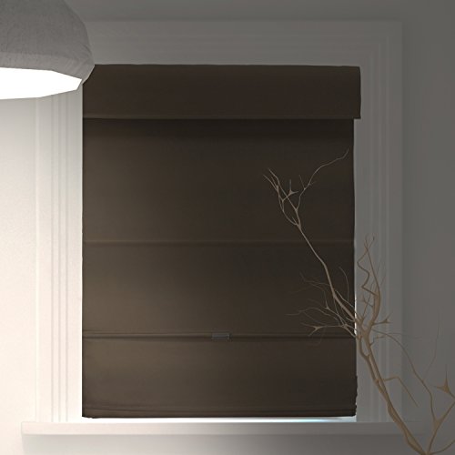 image for Chicology Cordless Magnetic Roman Shades / Window Blind Fabric Curtain