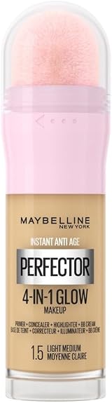Maybelline Instant Anti Age Rewind 4-In-1 Glow Primer Concealer Highlighter 1.5