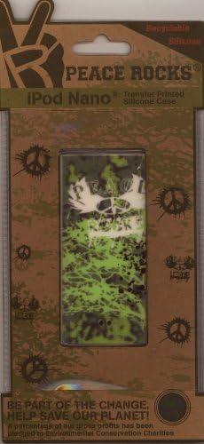 Peace Rocks iPod Nano Transfer Printed Silicone Case Camouflage with Peace Sign