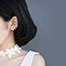 MSECVOI 925 Sterling Silver Star Earrings for Women Teen Girls Fashion Wrap Earrings
