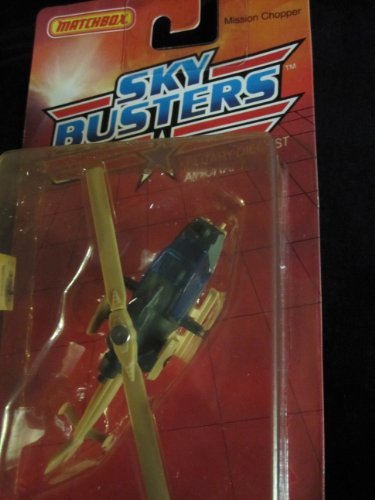 SKY Busters Mission Chopper (Dark Green) By Matchbox 1989 Edition by Sky Busters