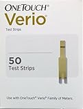 One Touch Verio Diabetic Test Strips, DME White Box, 50 Ct.