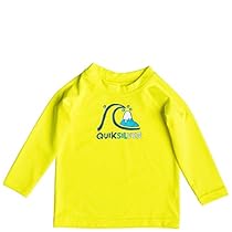 Quiksilver Baby Rash Guard Bubble Long Sleeve Yellow, 6 months