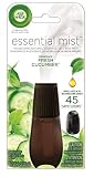 Air Wick Essential Mist, Essential Oil Diffuser Refill, Fresh Cucumber, 1ct, Air Freshener