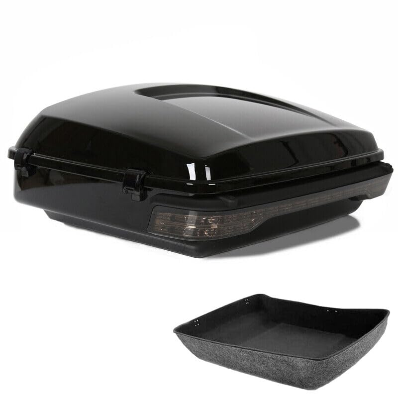 TCMT 10.7" Chopped Pack Trunk Luggage Smoke LED