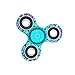 Keepfit Tri-Spinner Fidget Toy, LED Flashing Light EDC Anti-Stress Toys, Help ADD ADHD (Flower-D)