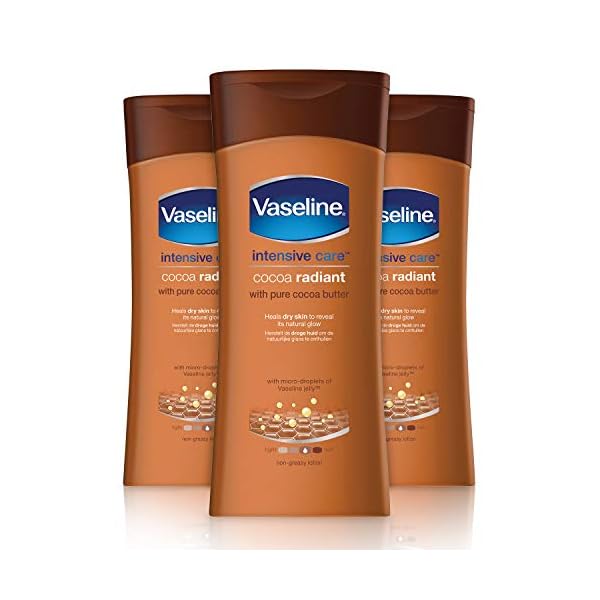 Vaseline-intensive-care-Cocoa-Radiant-Lotion-200-ml-Pack-of-3 Vaseline intensive care Cocoa Radiant Lotion, 200 ml, Pack of 3