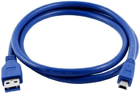 BIN BON - IMC Wholesale 5 X New Blue Superspeed USB 3.0 Type A Male to Mini B 10 Pin Male Adapter Cable Cord